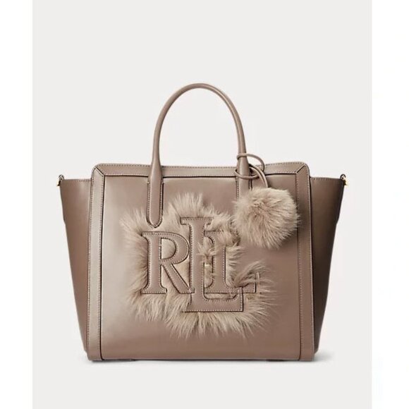 Lauren Ralph Lauren Handbags - Lauren Ralph Lauren Large Leather Tyler Tote